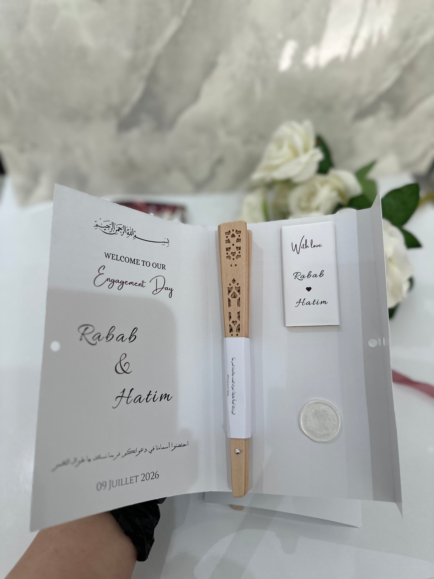 Coffret Livret, Éventail & Chocolat