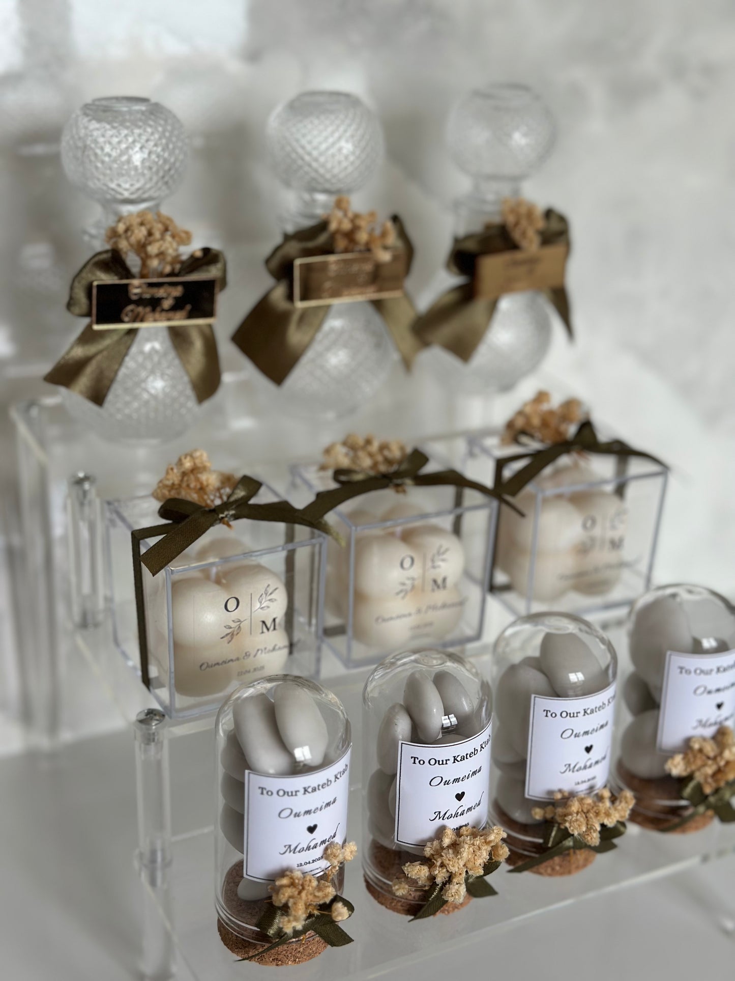 Bouteille - Bougie - Fiole dragées