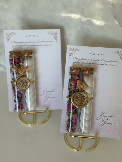 Carte Duo Fioles Personnalisée
