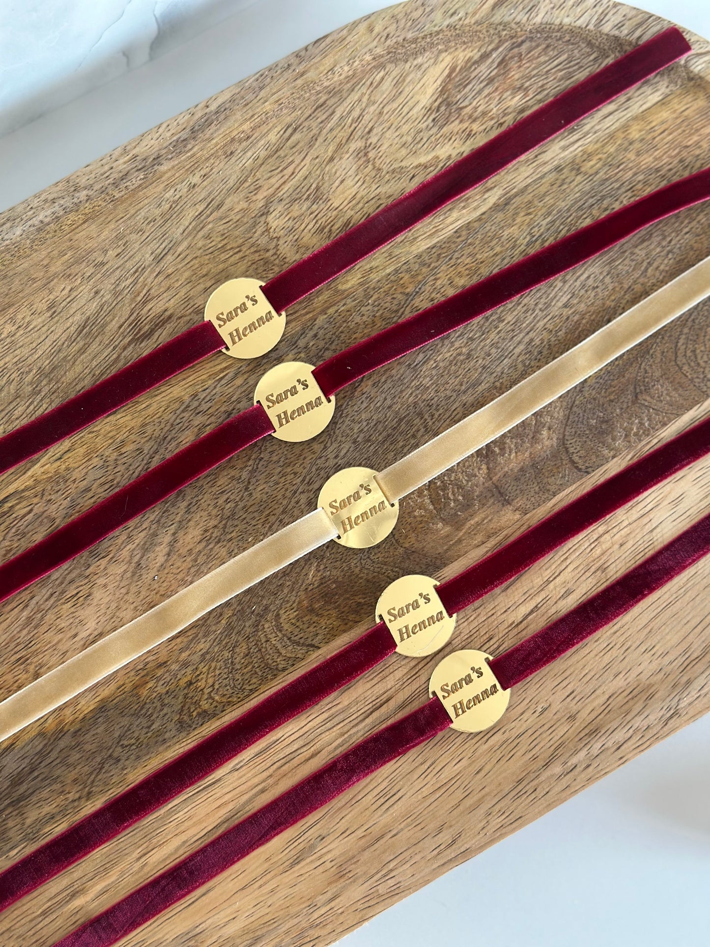 Bracelet Personnalisé Velours ✨
