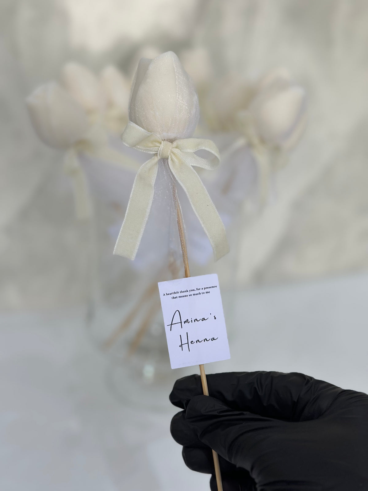 Tulipe Velours Personnalisée