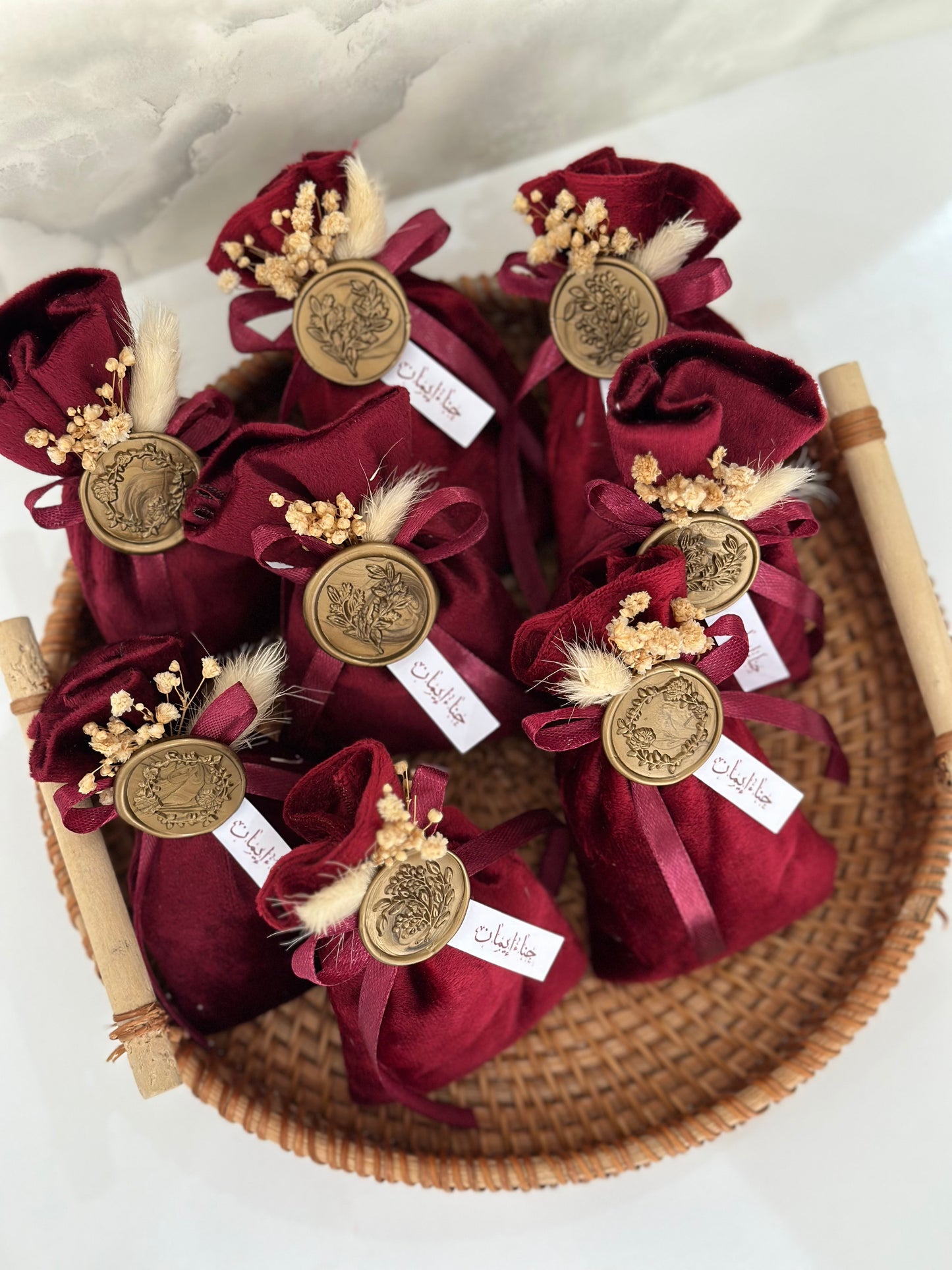 ✨ Bourse Henna Bordeaux Signature