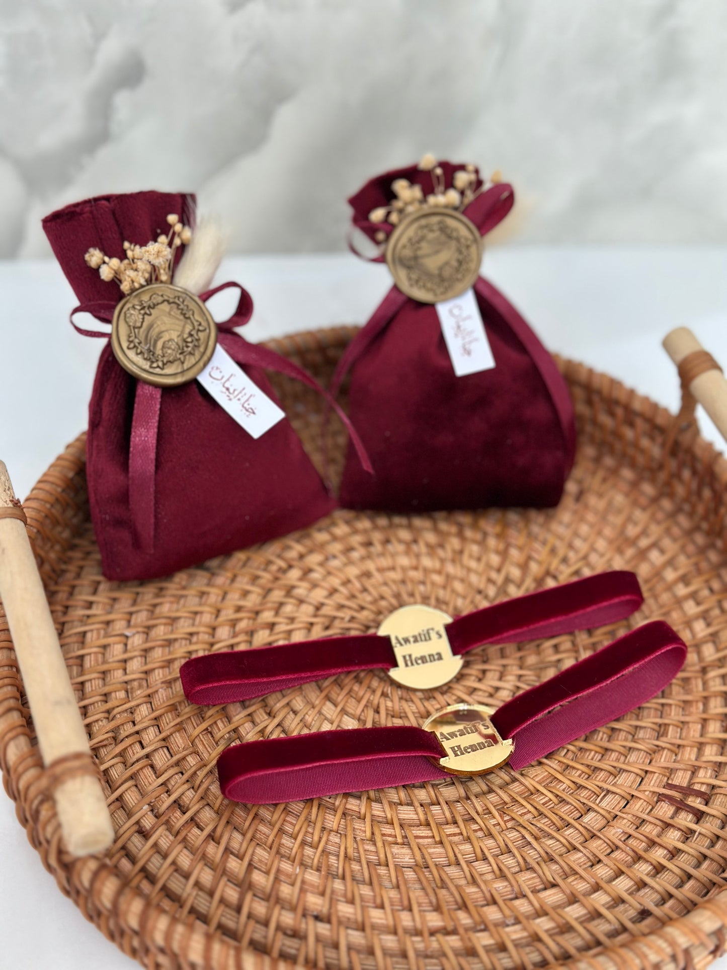 Bourse & Bracelets Personnalisés