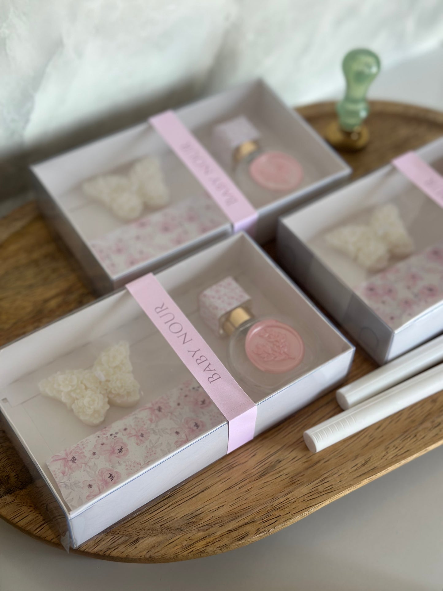 Box Mini Parfum, Bougie Papillon & Chocolat ✨