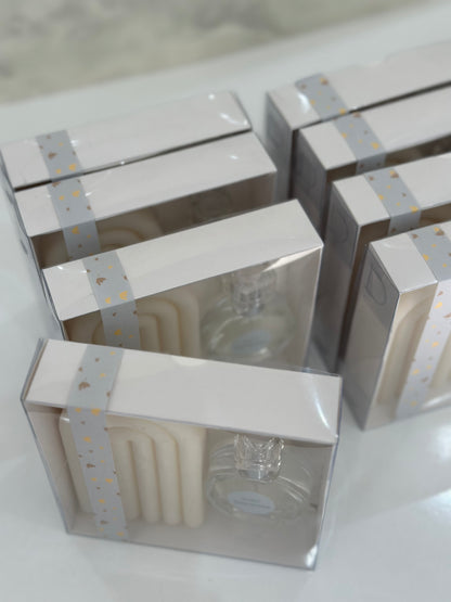 Coffret Parfum & Bougie Arc-en-Ciel
