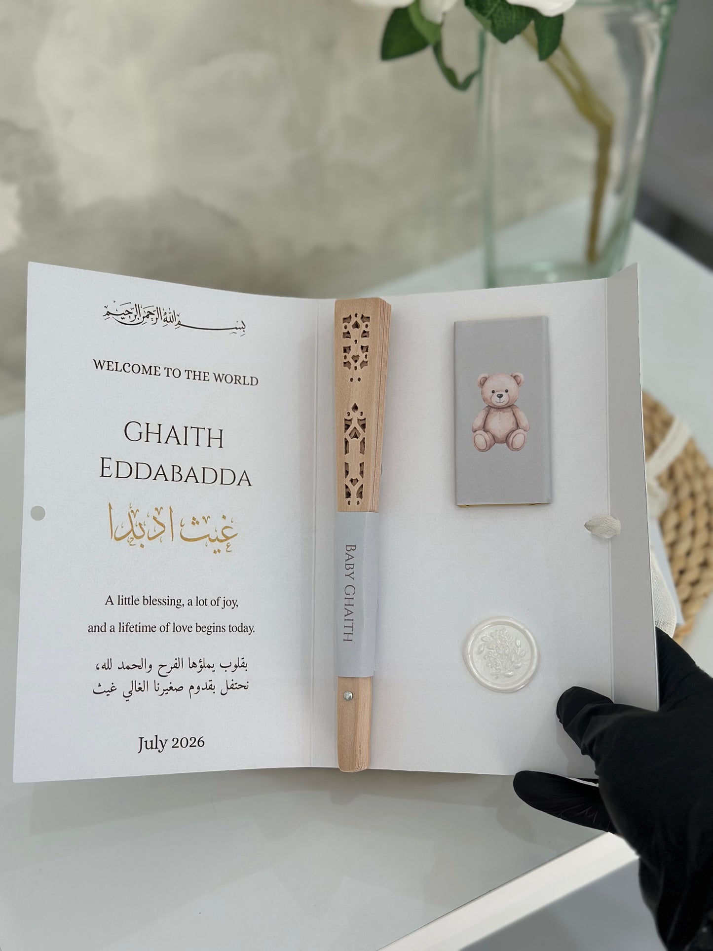 Coffret Livret, Éventail & Chocolat