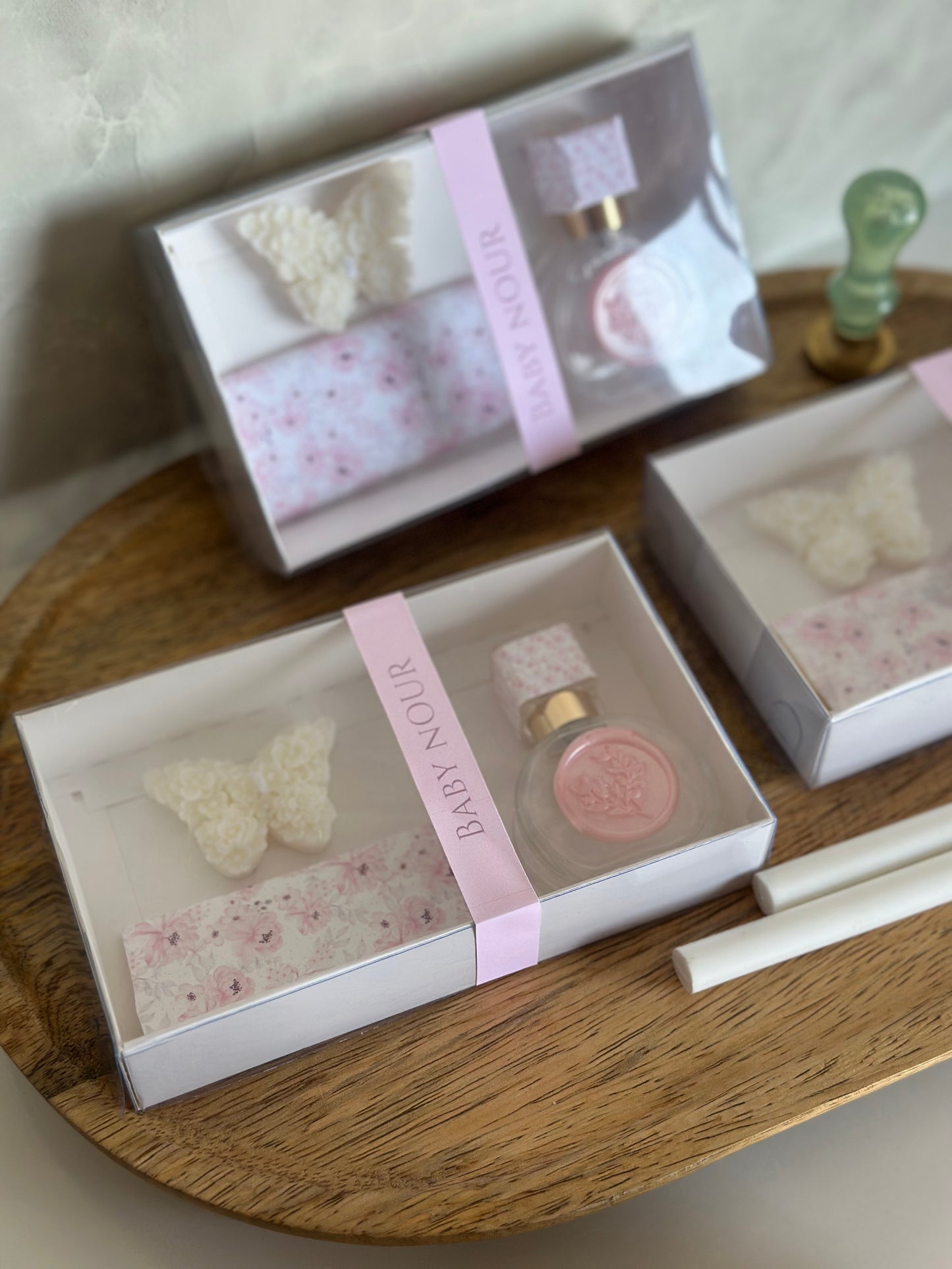 Box Mini Parfum, Bougie Papillon & Chocolat ✨