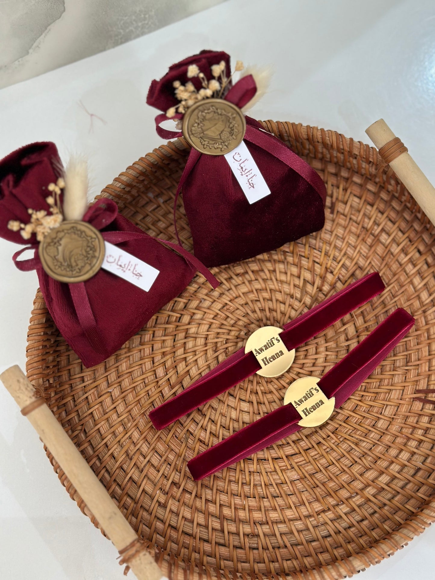 Bourse & Bracelets Personnalisés