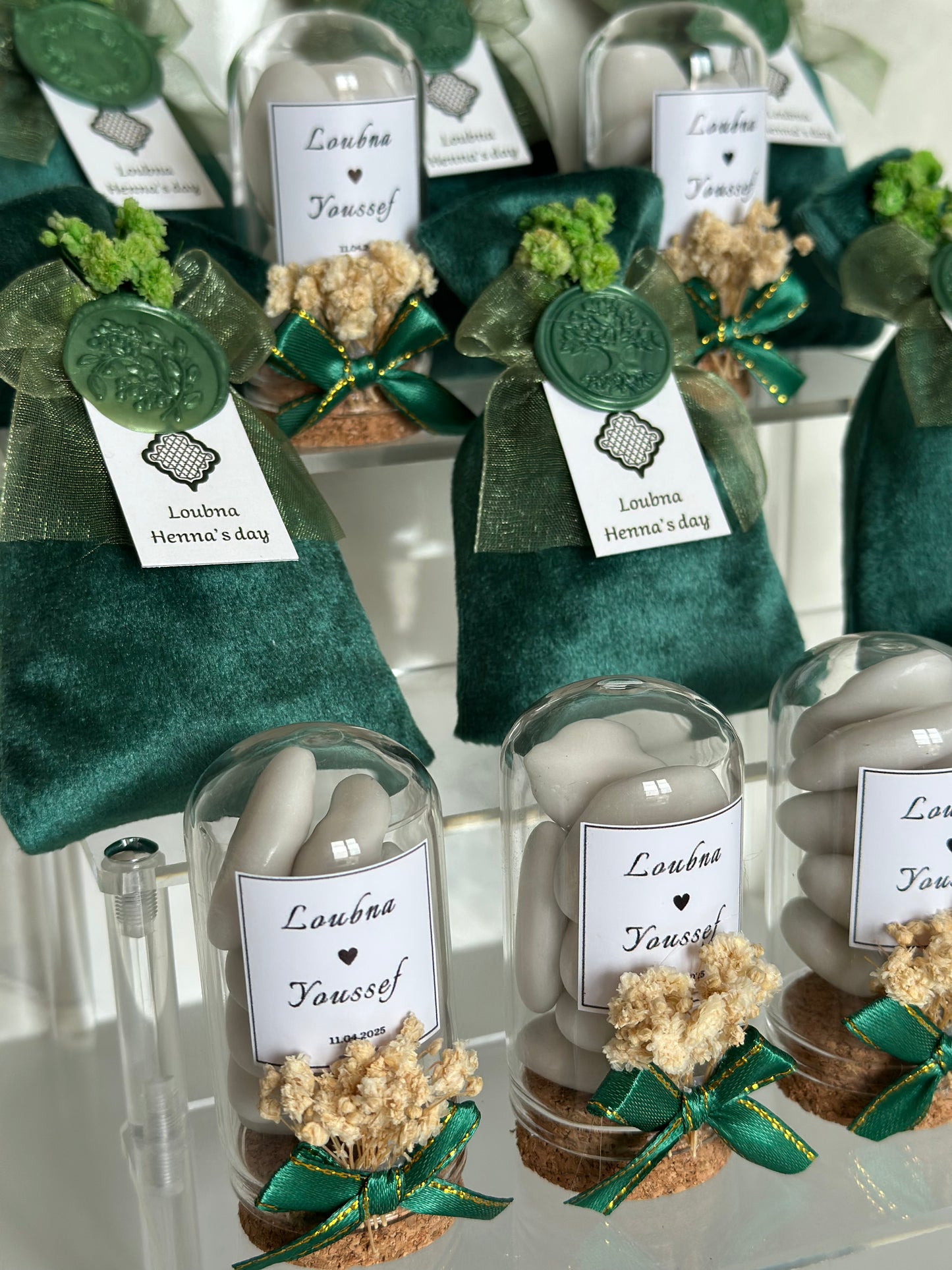 Bourses Henna & Fiole dragées