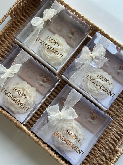 Box Bougie, chocolat et Fiole Dragées