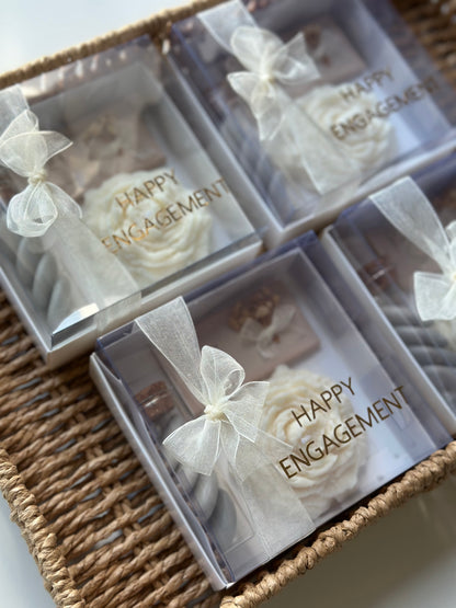 Box Bougie, chocolat et Fiole Dragées