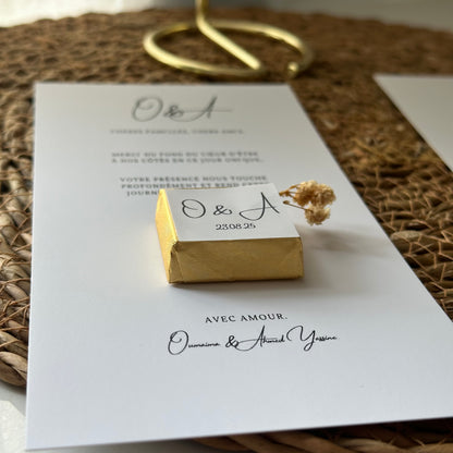 Carte chocolat