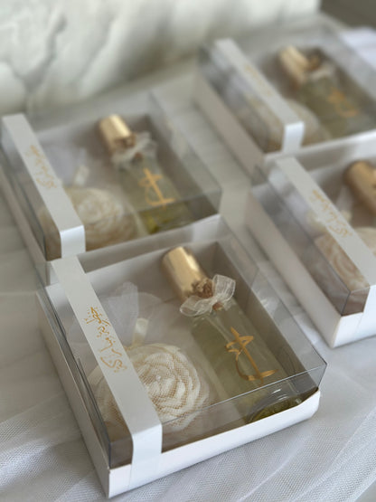 Coffret parfum & bougie pivoine