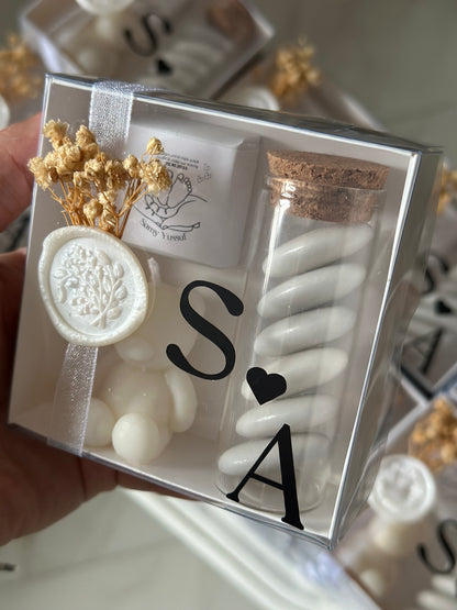 Box Ours - Fiole dragées - Chocolat